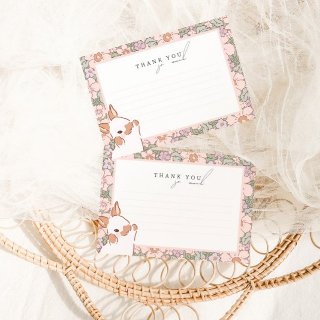 Cartões de agradecimentos Floral Primavera Páscoa  (Criador carregado)