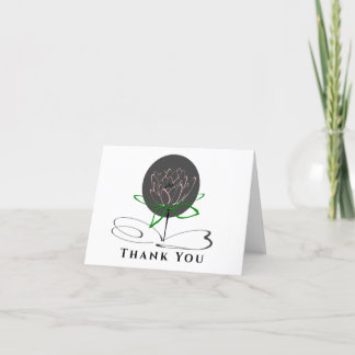 Cartões de agradecimentos Floral Simples
