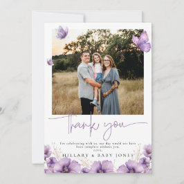 Cartões de agradecimentos Foto do Baby Show da Bor