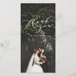 cartões de agradecimentos fotográfico