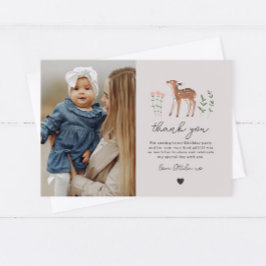 Cartões de agradecimentos Fotográfico das Flores d