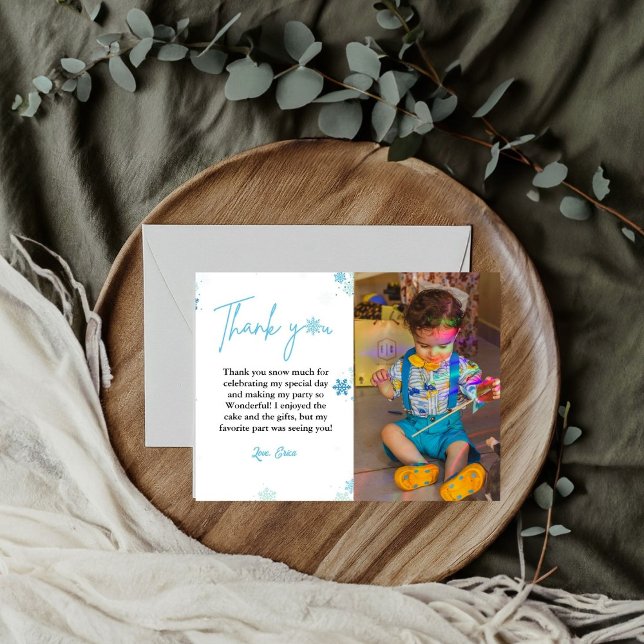 Cartões de agradecimentos Fotográfico de Aniversár (Criador carregado)