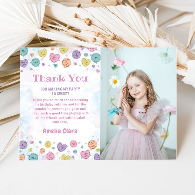 Cartões de agradecimentos Fotográfico de Aniversár (Criador carregado)