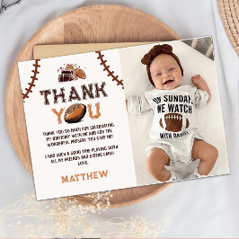 Cartões de agradecimentos Fotográfico de Aniversár