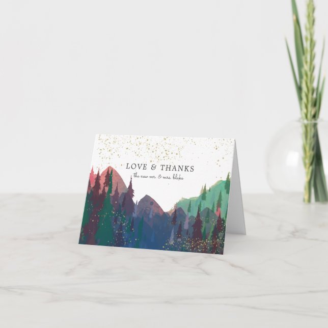 Cartões de agradecimentos Fotográfico de Casamento (Frente)