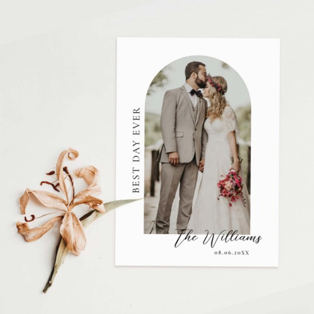 Cartões de agradecimentos Fotográfico de Casamento (Criador carregado)