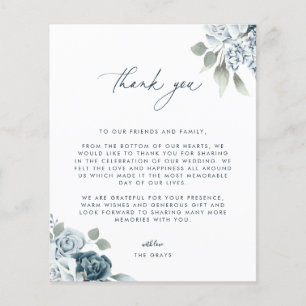 Cartões de agradecimentos Fotográfico de Casamento