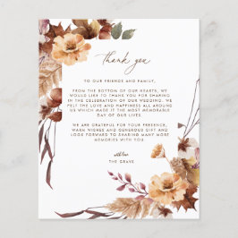 Cartões de agradecimentos Fotográfico de Casamento