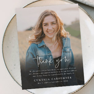 Cartões de agradecimentos Fotográfico do Memorial 