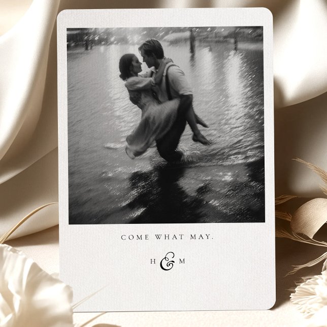 cartões de agradecimentos Fotográfico "Venha o que (Criador carregado)