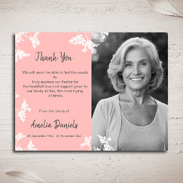 Cartões de agradecimentos Funcional de Flores Selv