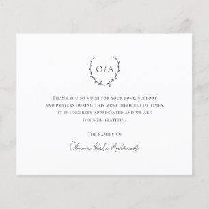 Cartões de agradecimentos Funcional do Orçamento d