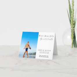 Cartões de agradecimentos Funeral Dobrado - Com Gr