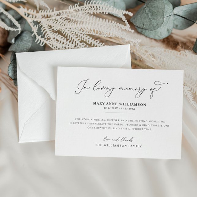 cartões de agradecimentos funerário elegante de sc (Criador carregado)