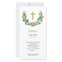 Cartões de agradecimentos Greenery Bookmark, Favor