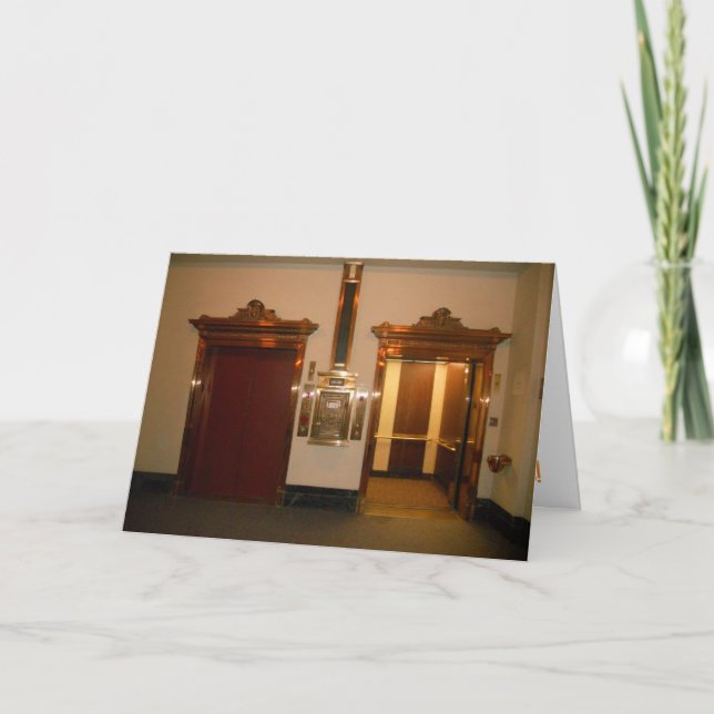 cartões de agradecimentos "Hotel Duluth Lobby Elev (Frente)