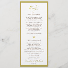 Cartões de agradecimentos. Inglês e espanhol