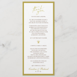 Cartões de agradecimentos. Inglês e espanhol