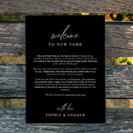 Cartões de agradecimentos Itinerário de Boas-Vinda