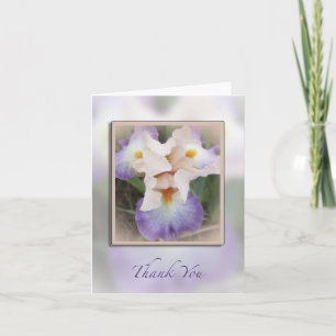 Cartões de agradecimentos Lavendar Iris