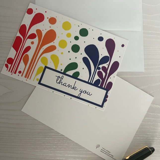 Cartões de agradecimentos Lollipops de Pintura Mod (Criador carregado)