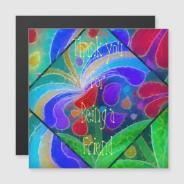 Cartões de agradecimentos magnético