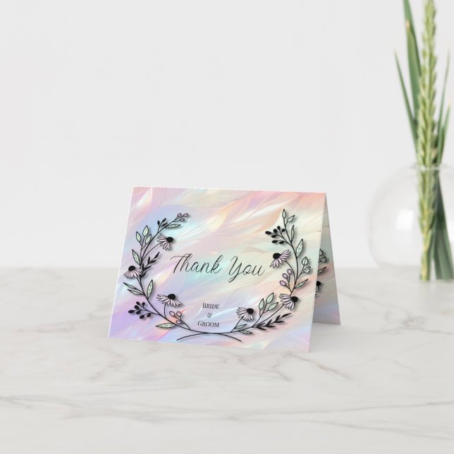 Cartões de agradecimentos mínimo da ventoinha (Frente)