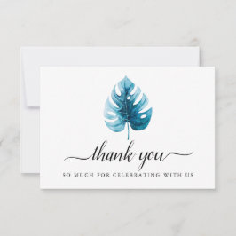 Cartões de agradecimentos Mínimo de Leaf de Monste