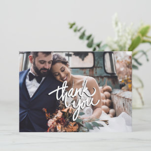 Cartões de agradecimentos Moderno de Casamento de 