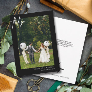 Cartões de agradecimentos Moderno de Fotografia P