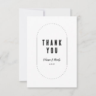 Cartões de agradecimentos moderno minimalista simp