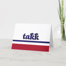 Cartões de agradecimentos norueguês