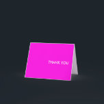 cartões de agradecimentos--"os anos 80 cor-de-rosa<br><div class="desc">Vazio para dentro. Inteiramente customizável.</div>