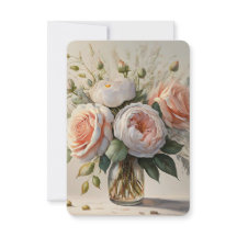 Cartões de agradecimentos para apoio em espécie