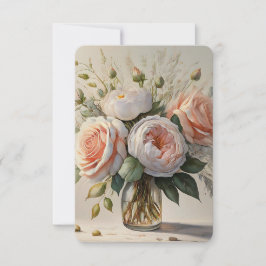 Cartões de agradecimentos para apoio em espécie