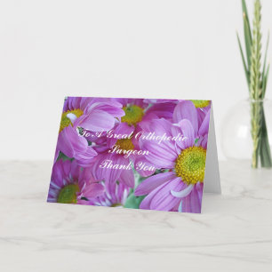 cartões de agradecimentos Para Cirurgião Ortopédic