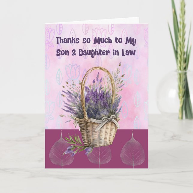 Cartões de agradecimentos para Filho e Filha de Di (Frente)