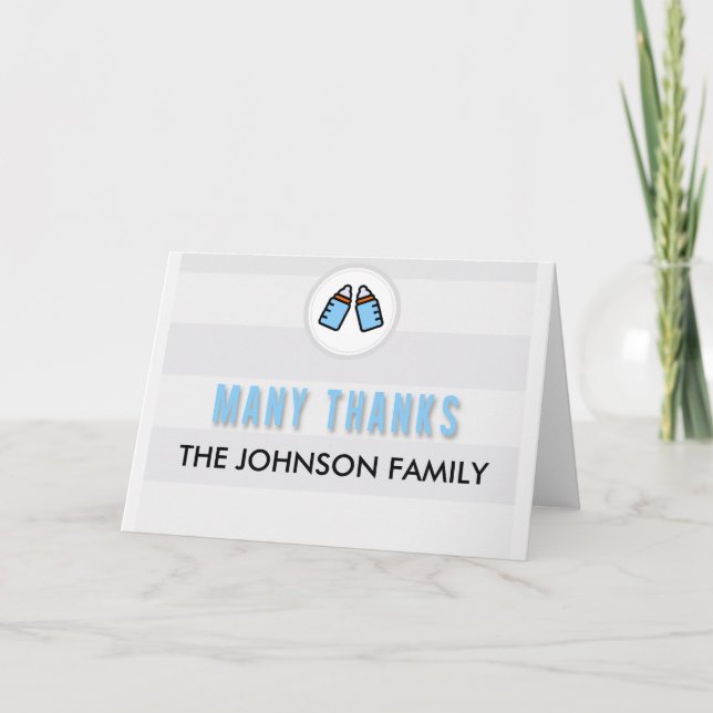 Cartões de agradecimentos Personalizado (Frente)