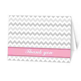 Cartões de agradecimentos personalizado Cor-de-ros