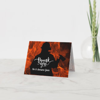 Cartões de agradecimentos Personalizado de Aposent