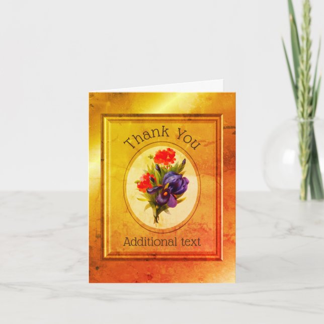 Cartões de agradecimentos Personalizado de Arte do (Frente)