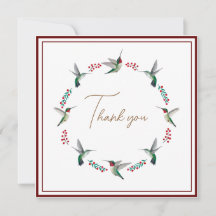 Cartões de agradecimentos Personalizado de Aves de