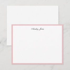 Cartões de agradecimentos personalizado de borda r