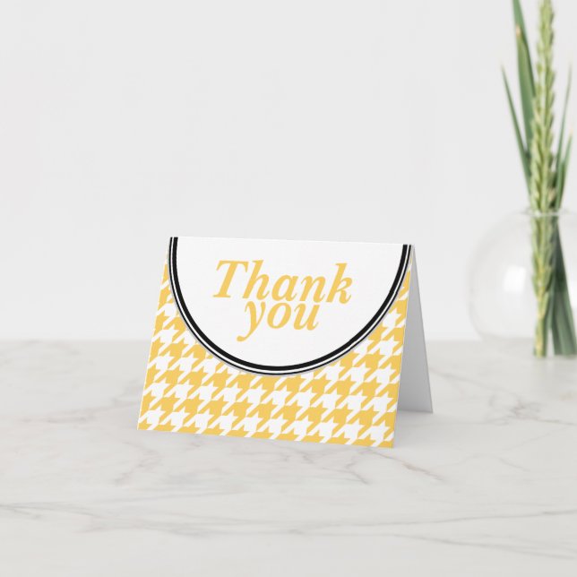 Cartões de agradecimentos personalizado de houndst (Frente)