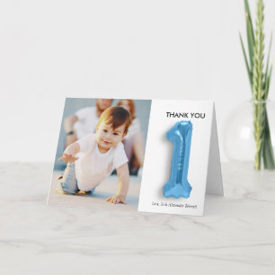 Cartões de agradecimentos personalizado do primeir