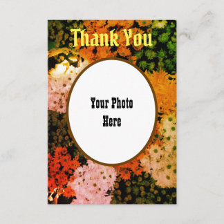 Cartões de agradecimentos Personalizado : Floral