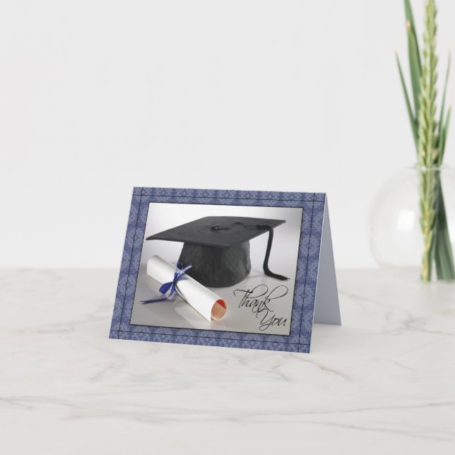 Cartões de agradecimentos personalizados da (Frente)