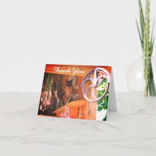 Cartões de agradecimentos Personalizável do Cat 2