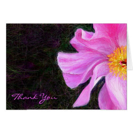 Cartões de agradecimentos PINK PEONY Bat Mitzvah