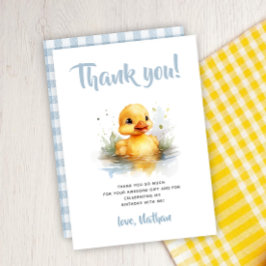 Cartões de agradecimentos Plana de Aniversário do 